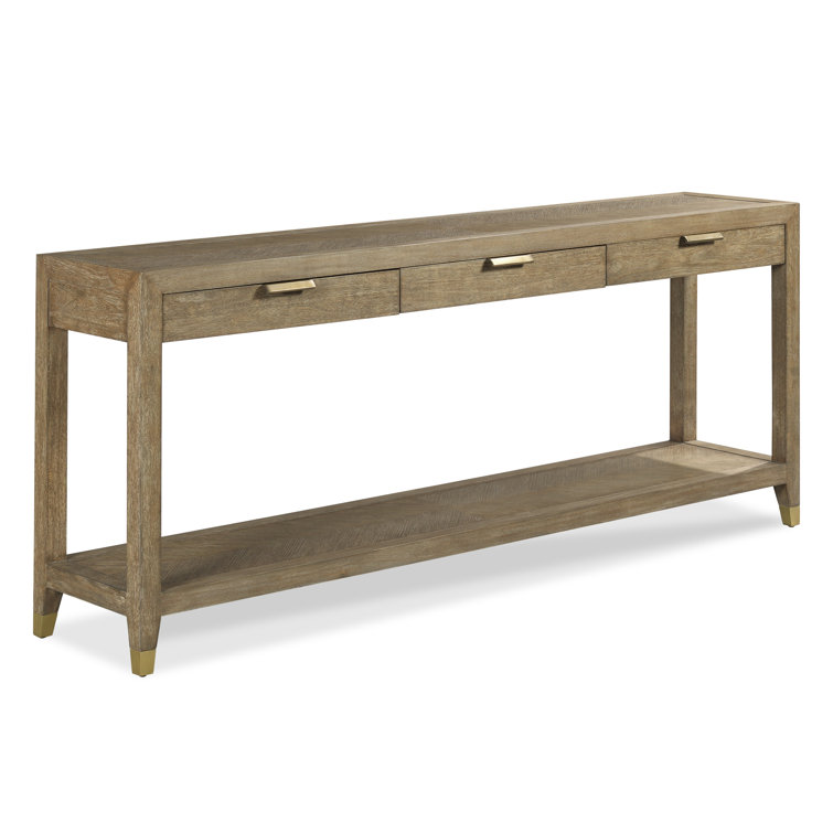 WoodbridgeFurniture Gibson 78" Solid Wood Console Table & Reviews ...